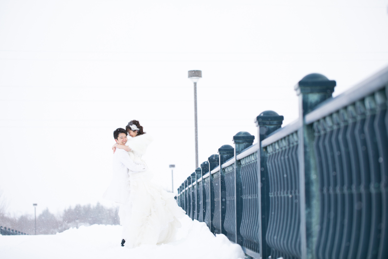 広大な雪景色は北海道ならでは！