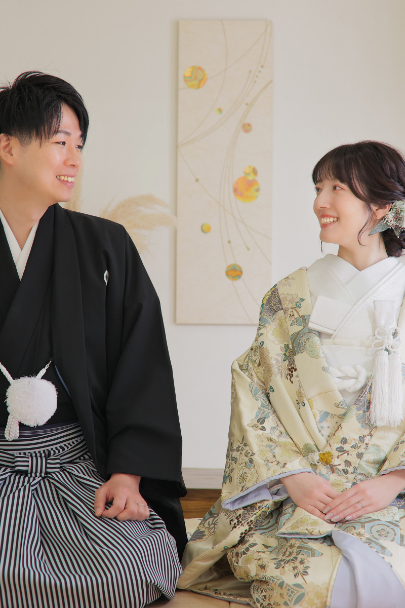 最後は定番正座ショット!