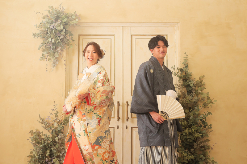 お次は、和装の撮影へ