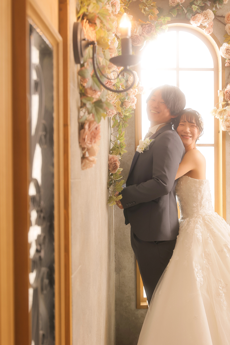 後ろからぎゅーっ♡