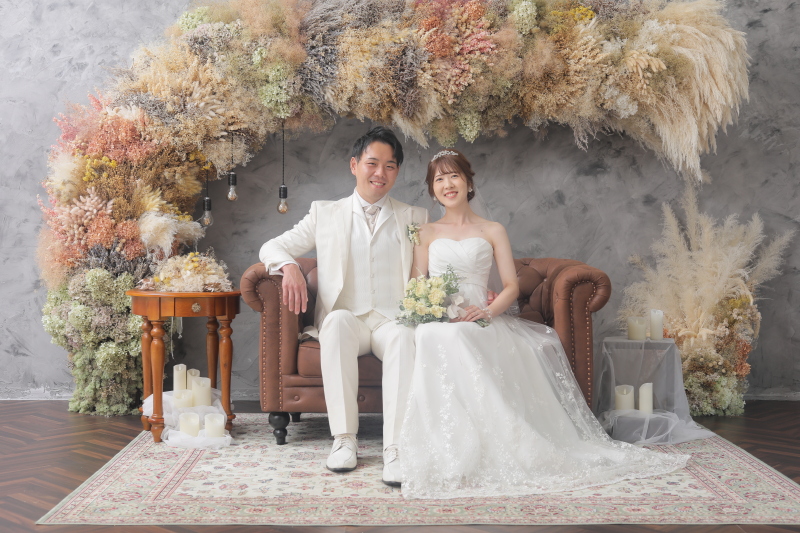 ドライフラワーに囲まれて❁