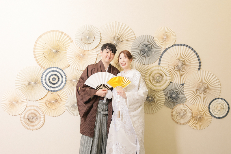 和に合った小物を使って♪