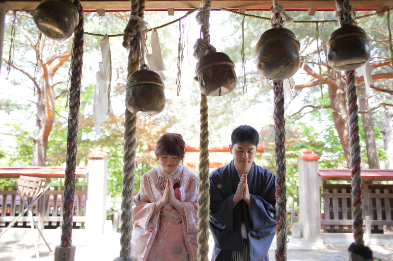 しっかりとお参りも♪