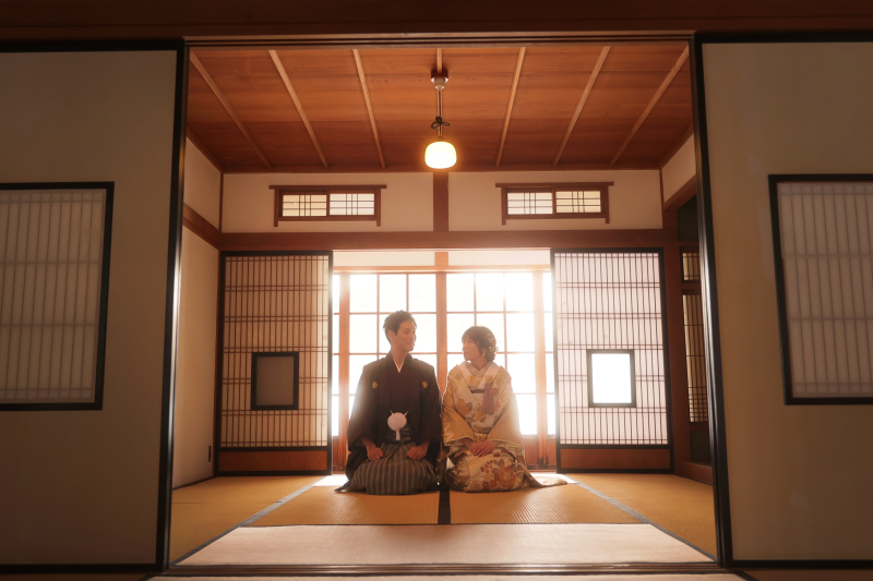 和装前撮りで多くご要望いただく1枚♪