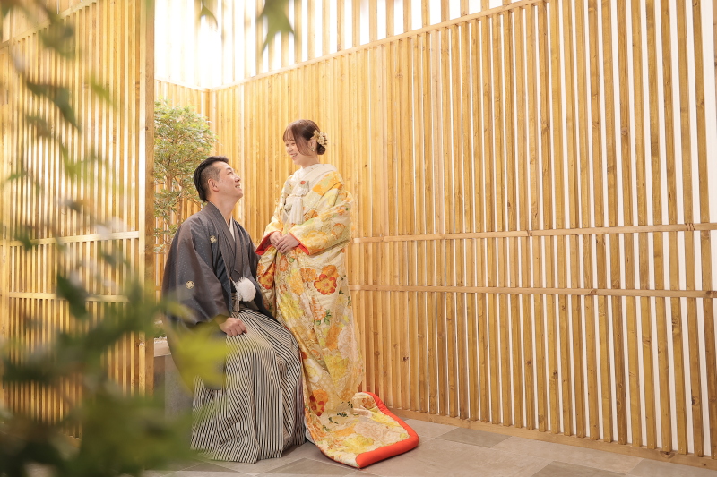 和装と相性のいい坪庭