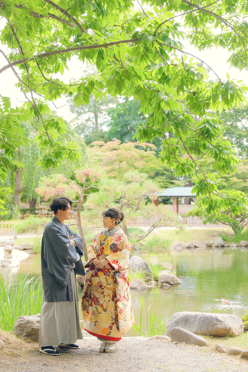 和装でロケーション❀