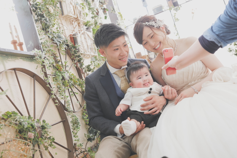家族写真はワイワイ楽しく！