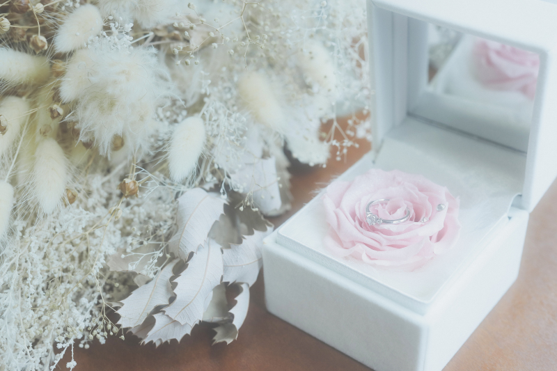 思い出の小物と一緒に