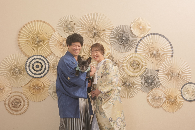 ワンちゃんと一緒に