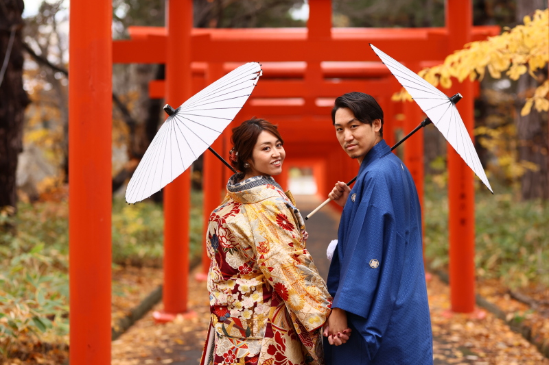 振り向いてパシャリ