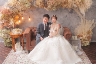 可愛いワンちゃんと一緒に