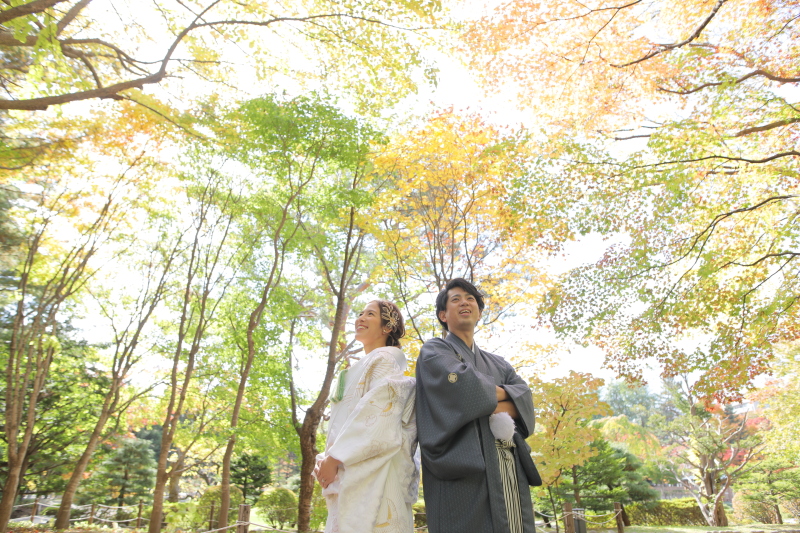 木々に囲まれた爽やかな1枚