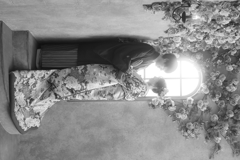 お互いを見つめて。