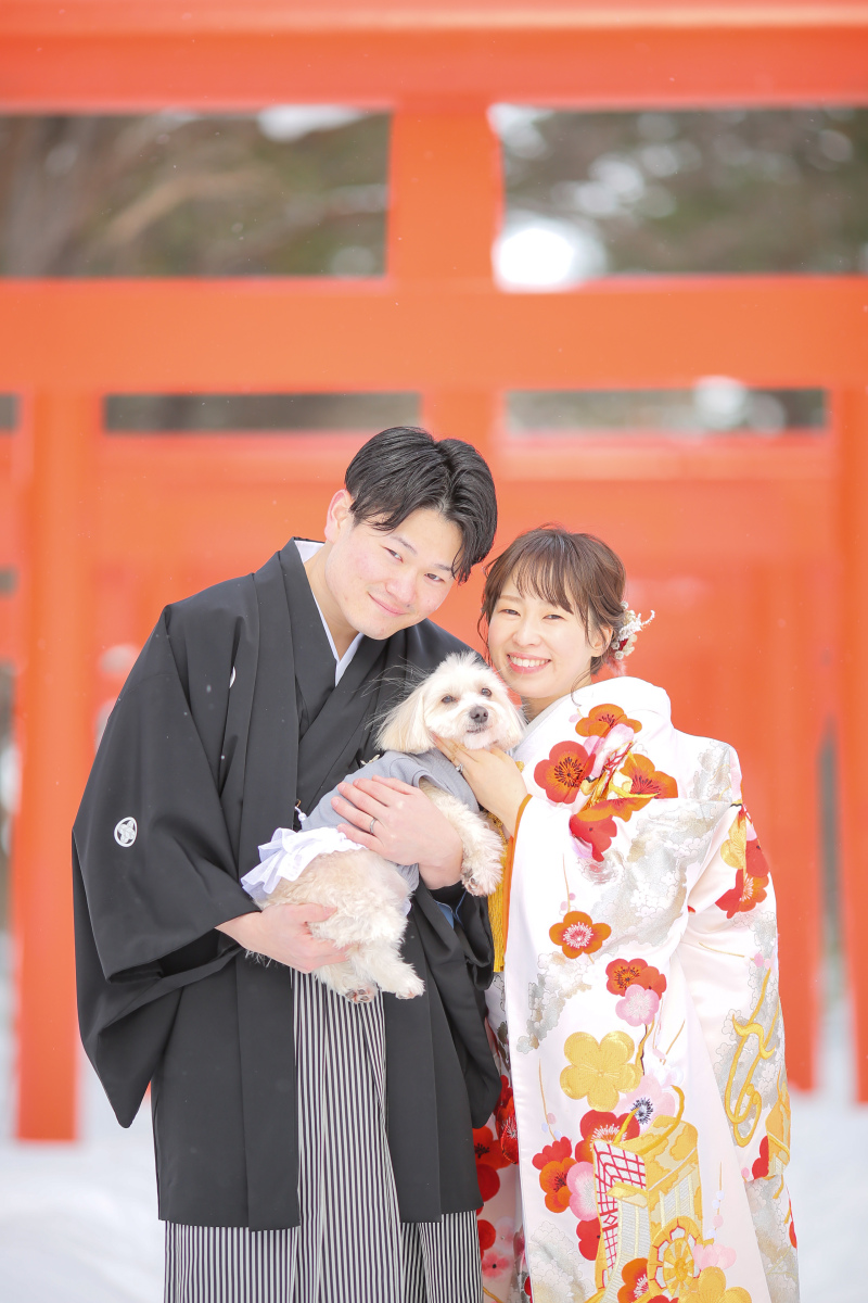 ワンちゃんと一緒に♪