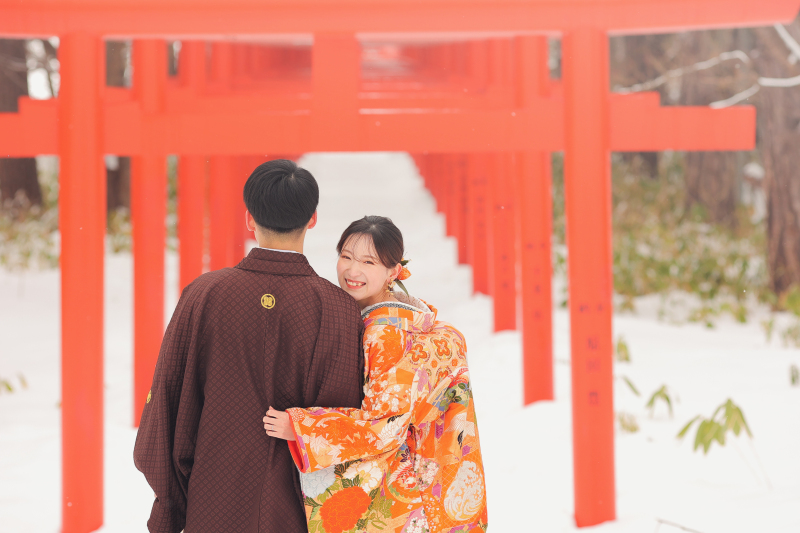 振り返りショット!