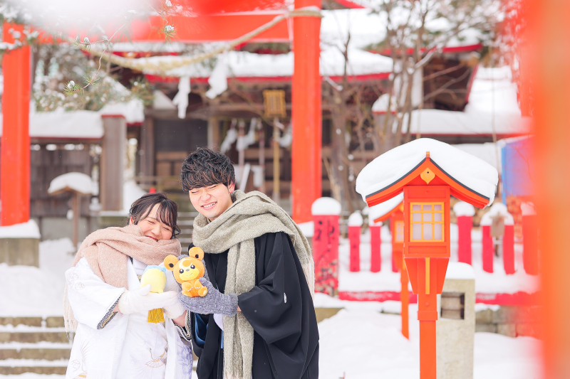 ぬいぐるみと一緒に♪