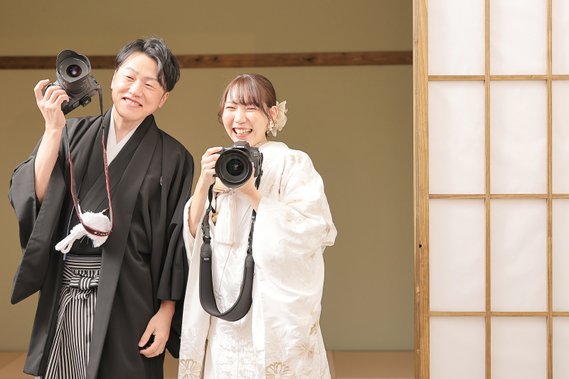 最後もお2人のカメラを持って撮影終了！