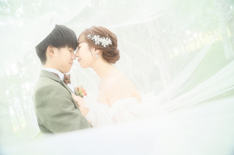 ベールインショットも♬