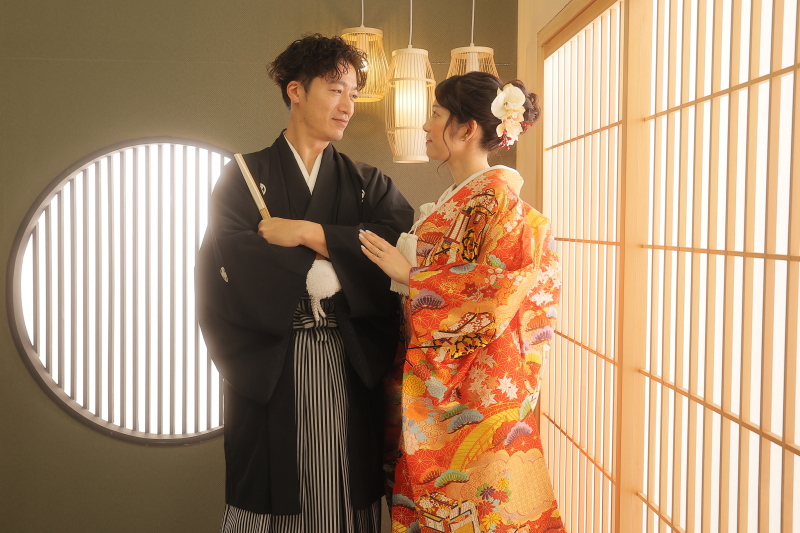 【スタジオ1着】日本らしさの和装前撮り