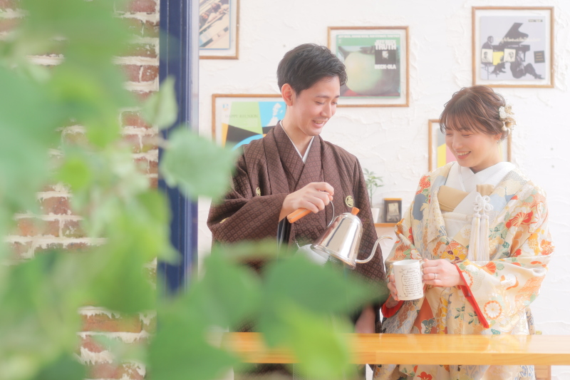 お２人らしい写真を！