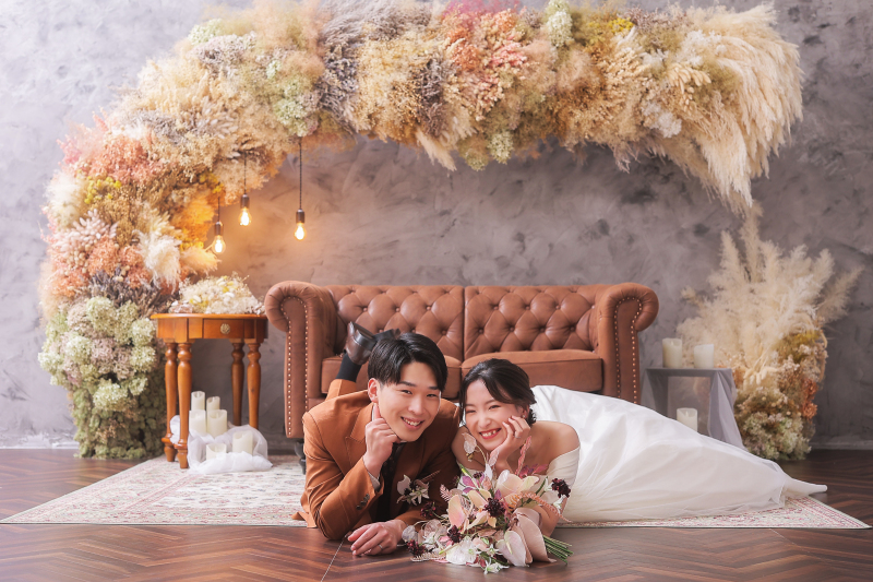 うつ伏せショット