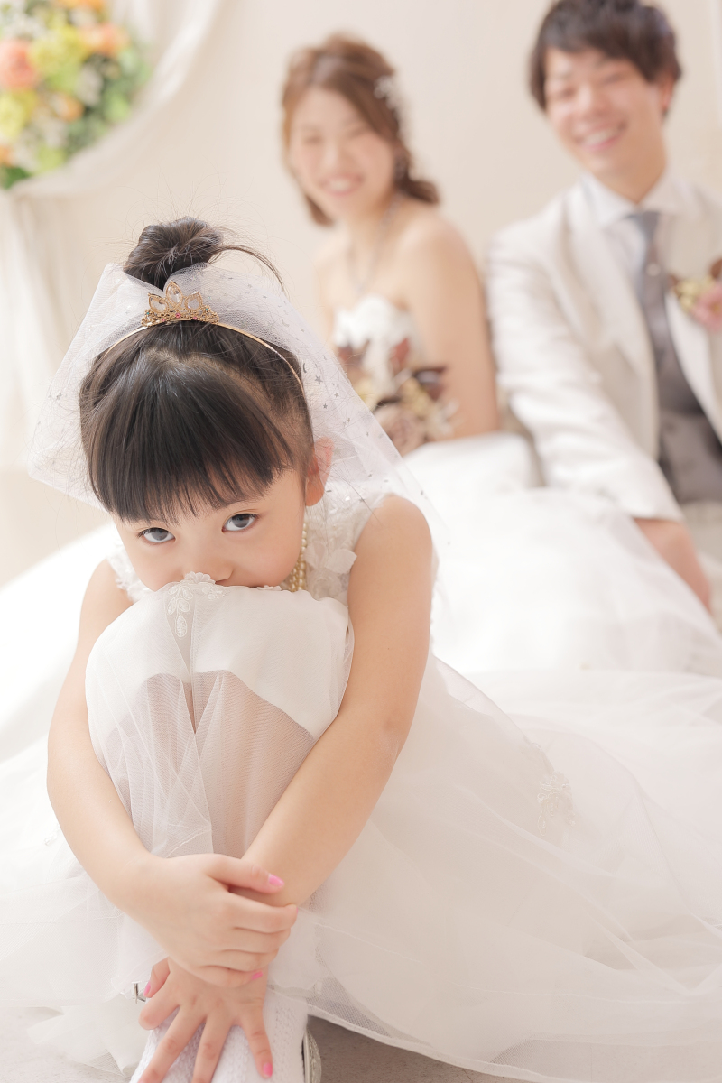 ちょっぴりシャイなママっ子ちゃん♡