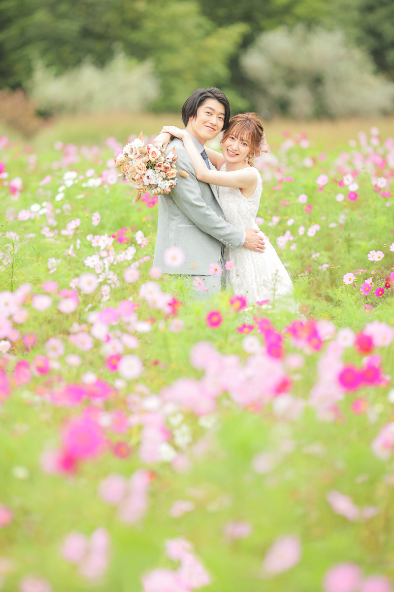 コスモスと一緒に❁