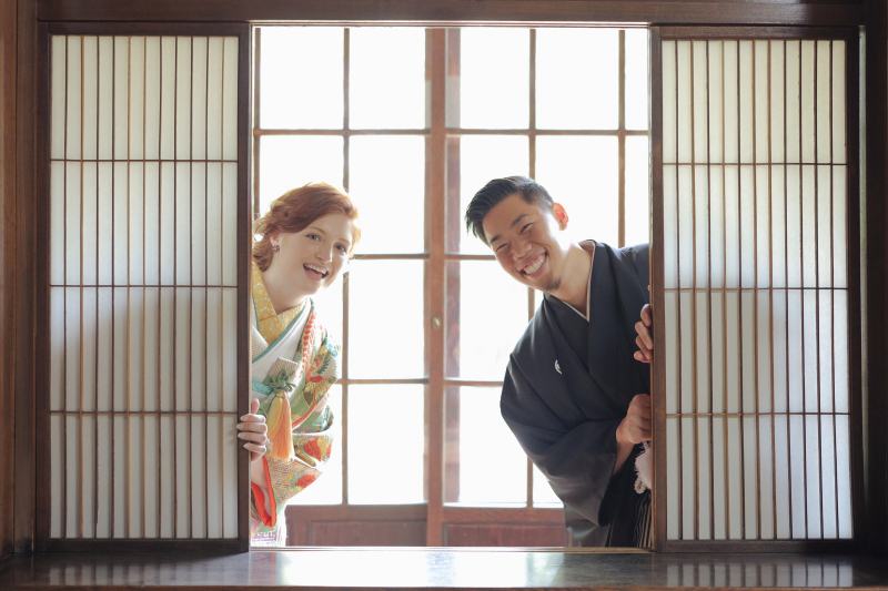 お2人らしさ全開のかわいい一枚❁