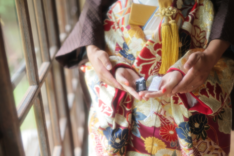 小物を使って・・