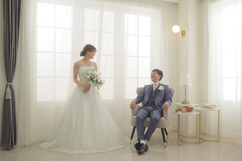 2着目はウェディングドレスに