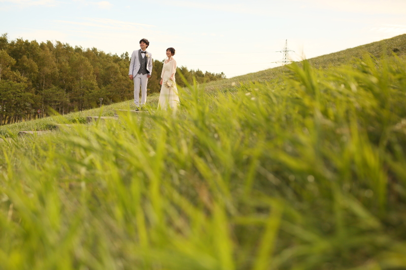 広大なロケ地で