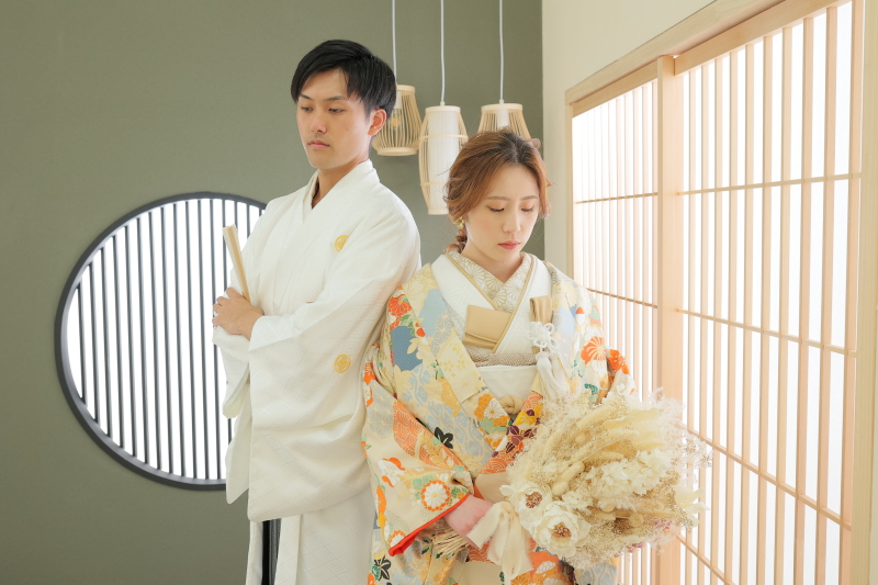 和装にチェンジ