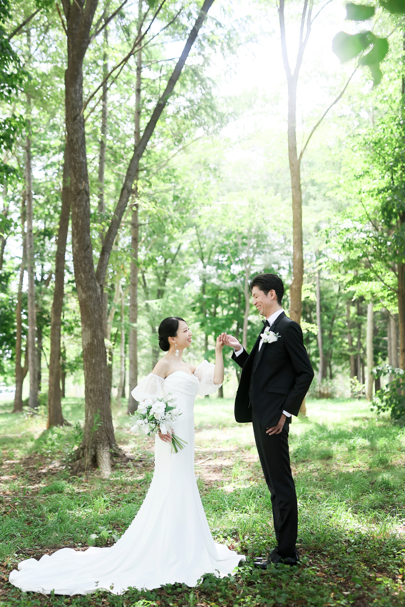 爽やかな緑に囲まれて