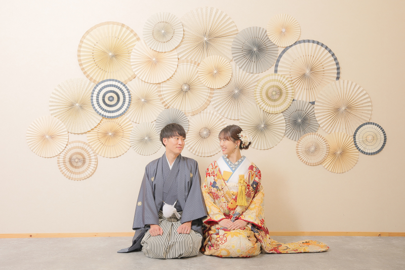 最後は和と相性が良いポーズで!