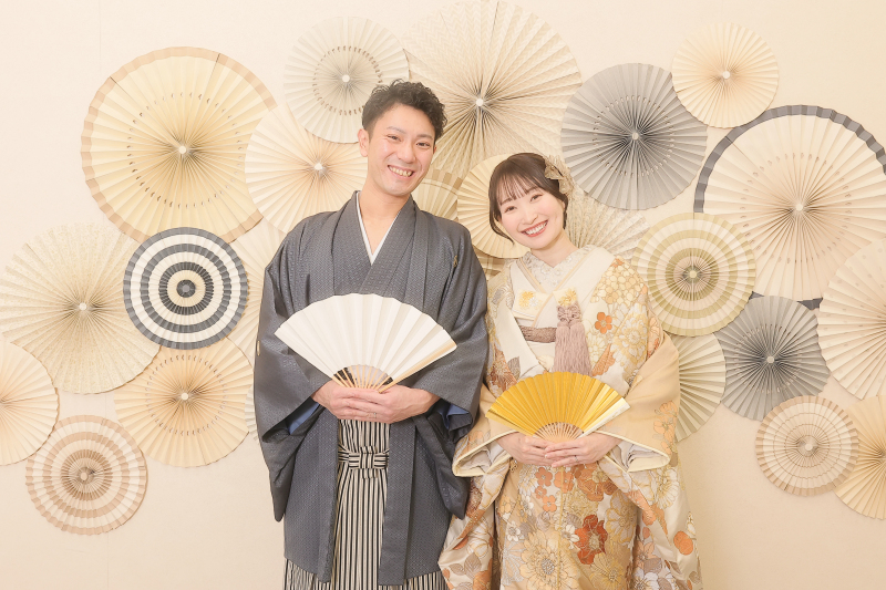 和装に衣装チェンジして撮影再開!