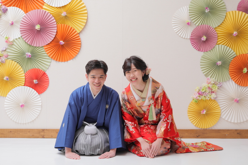 正座のショットは外せない!