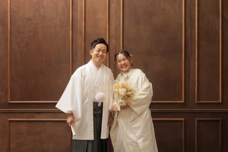 最後は白無垢で