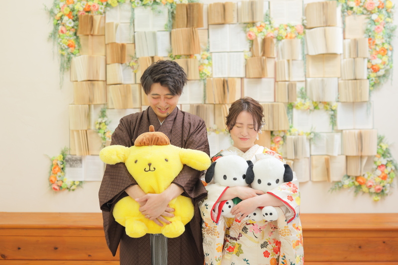 お持ち込みの子たちと一緒に