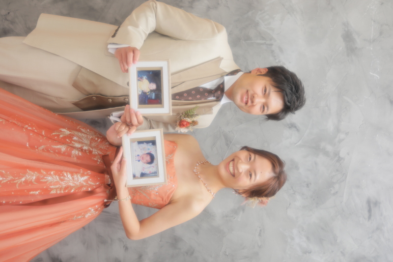 幼い頃のお写真と一緒に☆