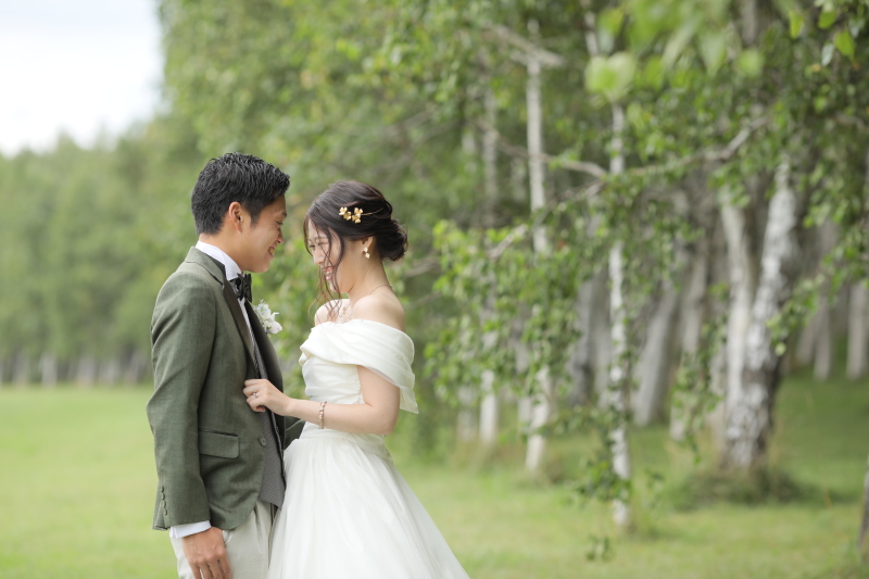 向かい合わせショット！