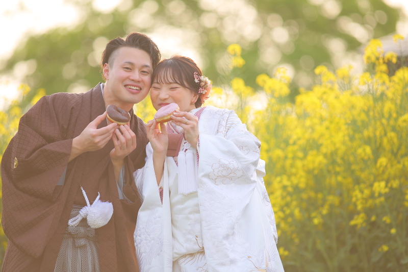 ドーナツをパクリっ!