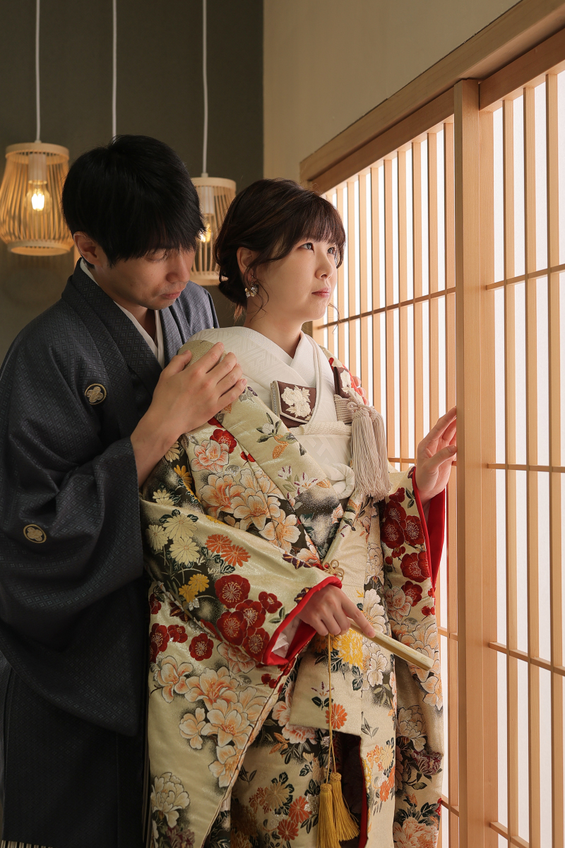 和装にチェンジ