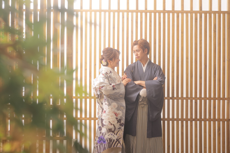 寄り添うように