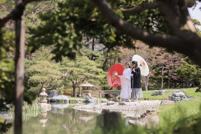 日本庭園内の様子