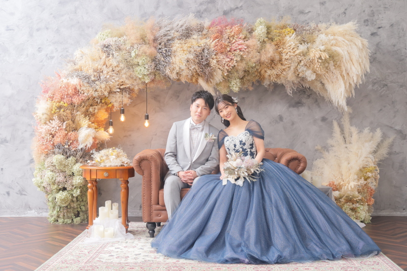 鮮やかなカラードレス❁