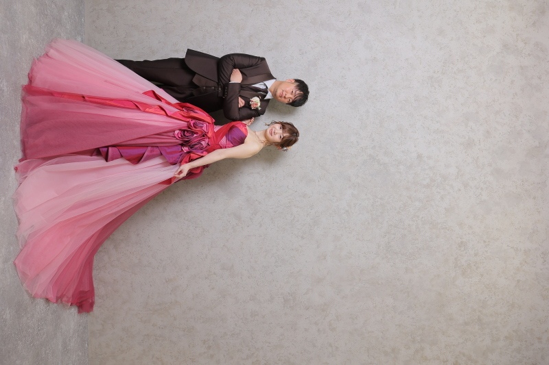 ドレスが綺麗に見えるように~