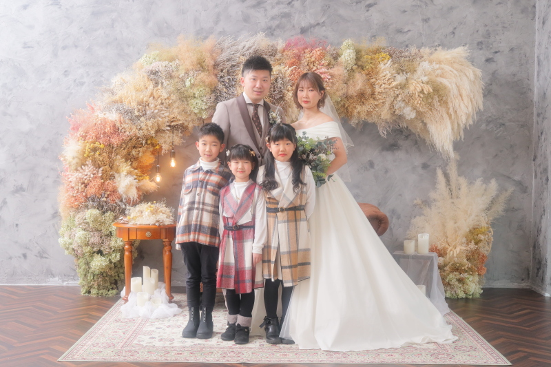 ご家族との記念写真