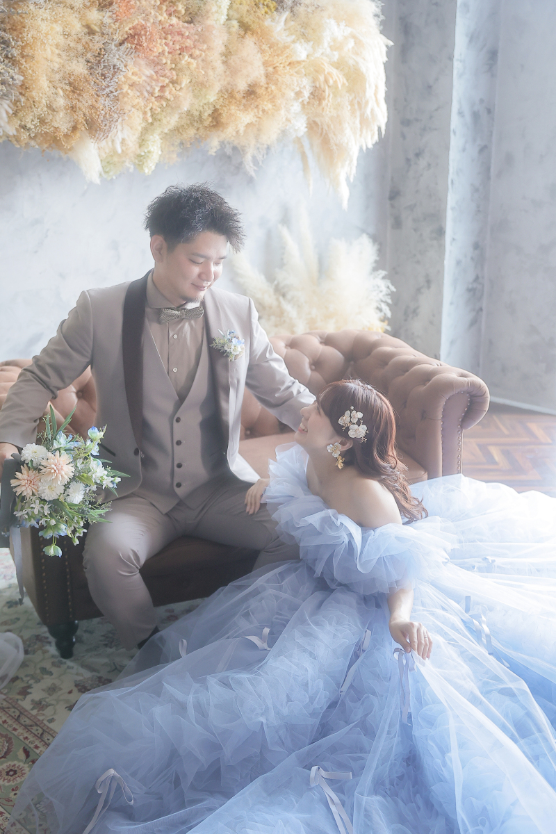 ドレスの雰囲気に合わせて❁