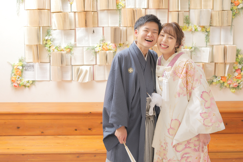 和装も2人らしい空気感で❁