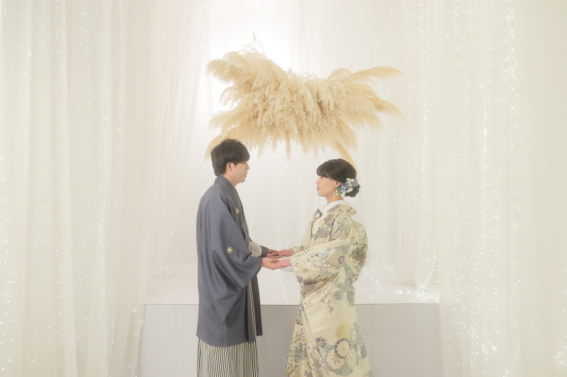 キラキラ光る背景で